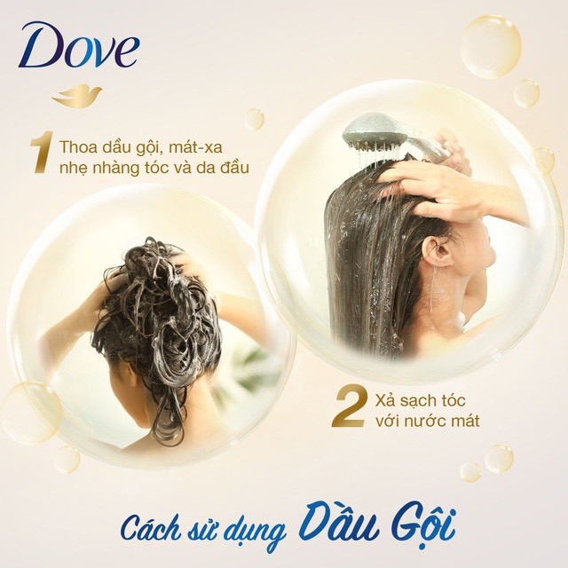 Dầu gội Dove Phục hồi Hư tổn 900g