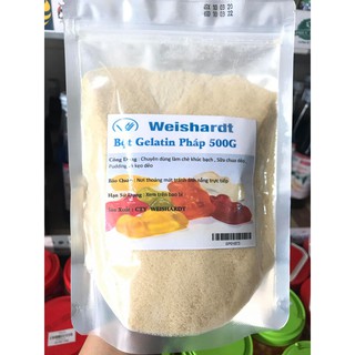 Bột Gelatin Pháp Bloom 250 - Gói 500G