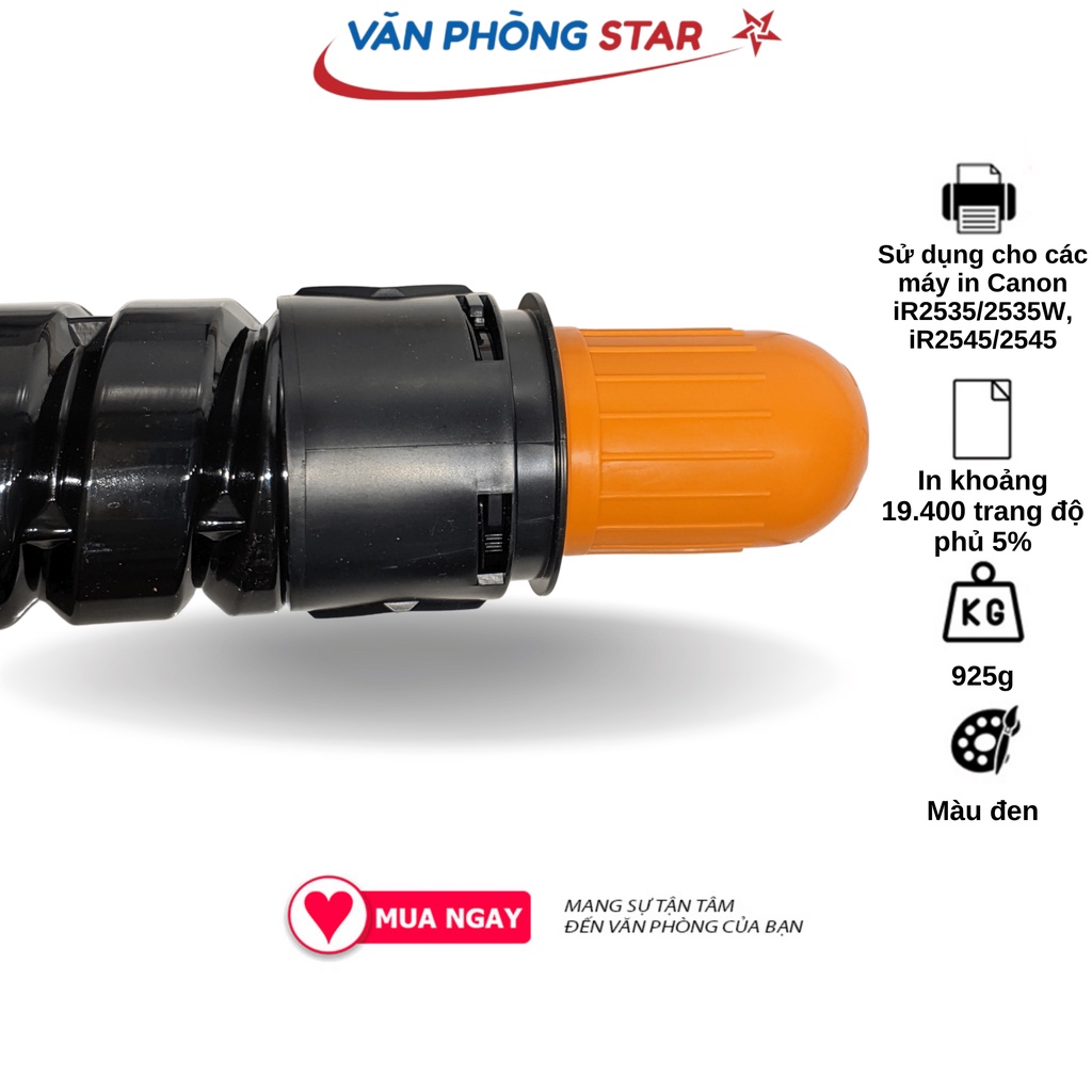 MỰC LASER CANON NPG 50 dùng cho máy Canon iR2535/2535W, iR2545/2545