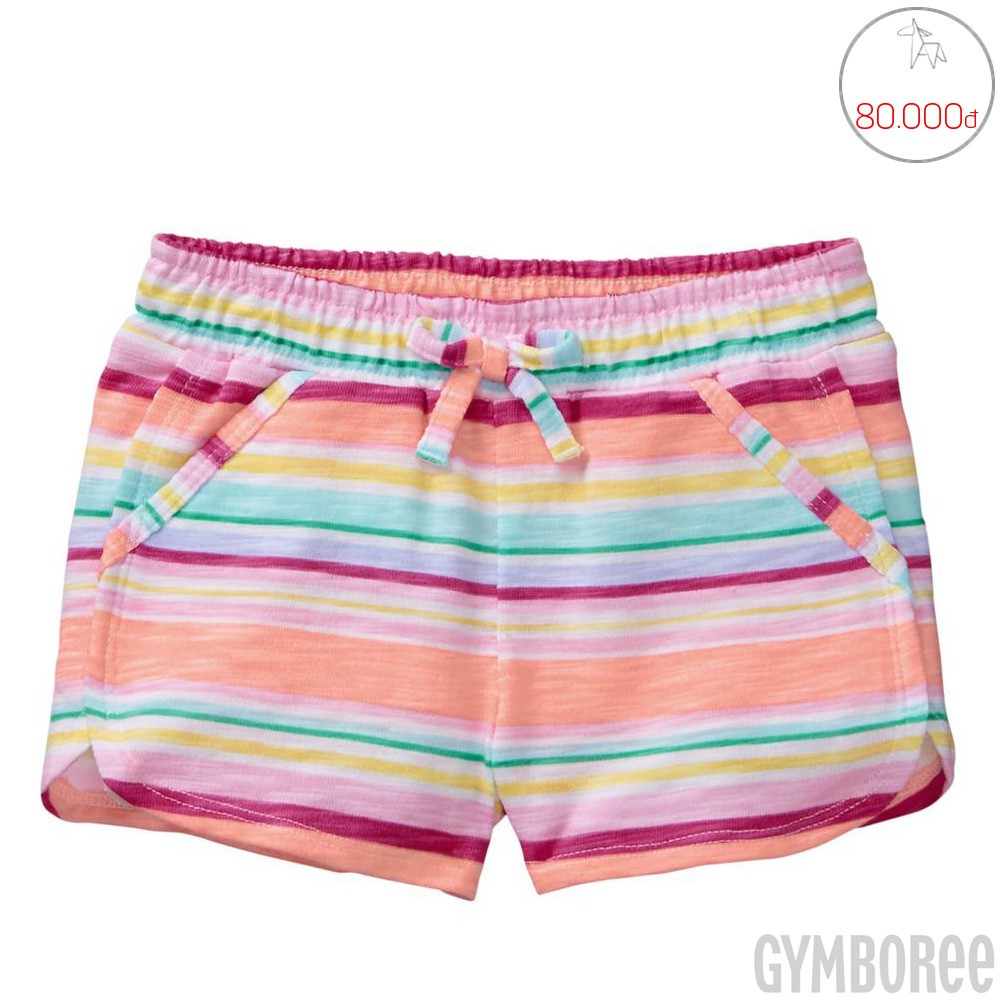 Quần shorts thun Gymboree bé gái _ 80k. Hàng XK, made in vietnam chuẩn xịn