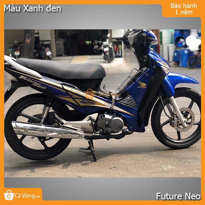 Vỏ nhựa xe máy Future Neo 125 nhựa ABS trắng cao cấp màu XANH ĐEN