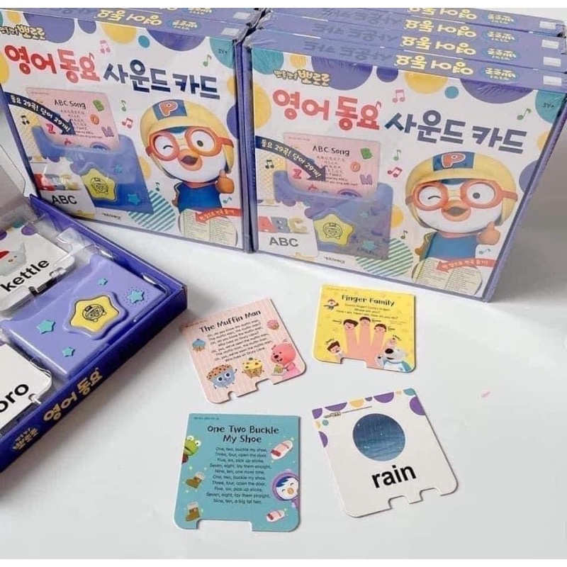 Thẻ nhạc PORORO Hàn Quốc phiên bản mới nhất