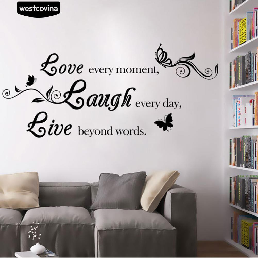 Decal dán tường &quot; Love Laugh Live &quot;