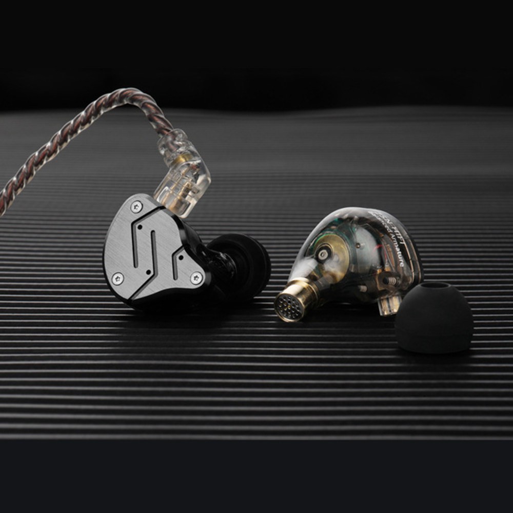 Tai nghe KZ ZSN tai nghe nhét tai vỏ kim loại hifi tai nghe chơi game có micro đàm thoại