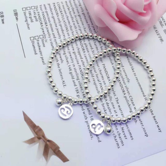 Lắc bi bạc 12 cung hoàng đạo