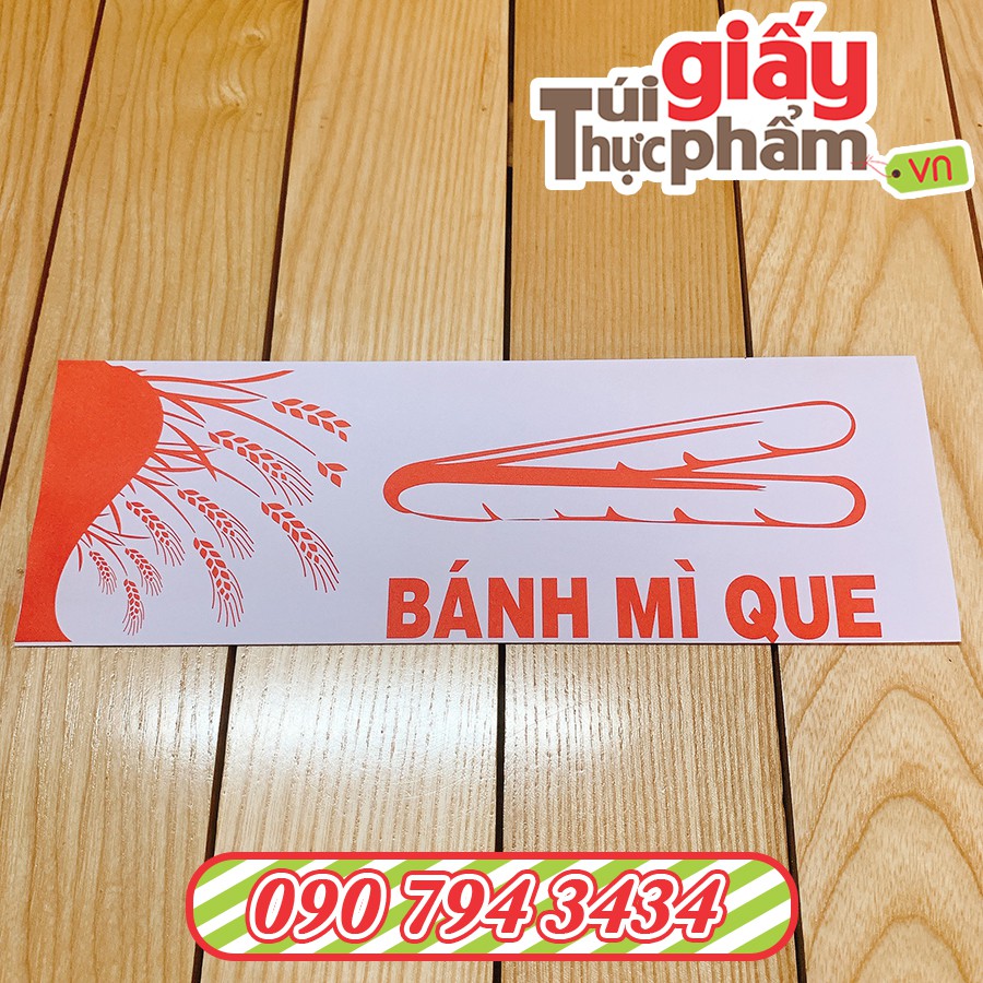 1000 Túi giấy đựng bánh mì que Fort 10 x 29 cm
