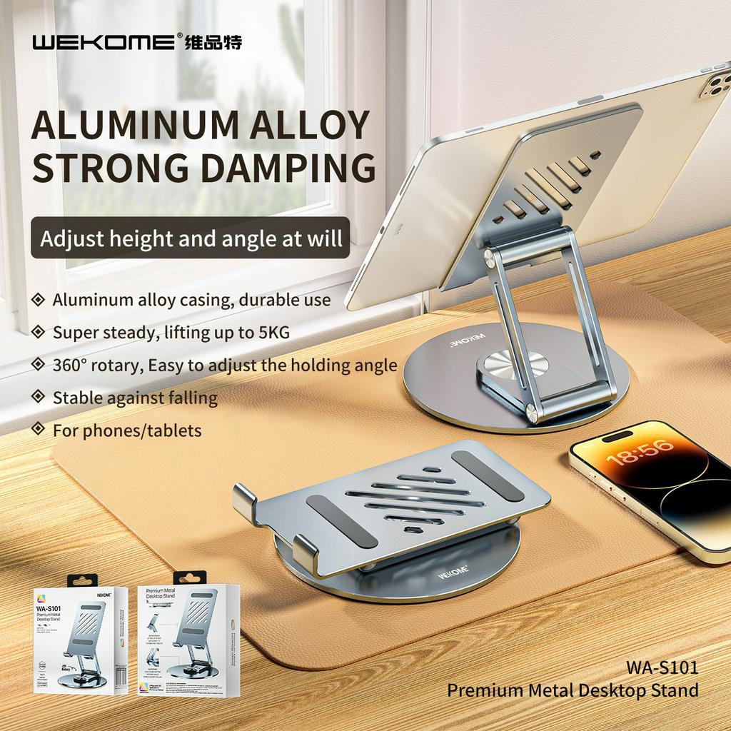 Giá Đỡ Điện Thoại Di Động Máy tính Để Bàn Có Thể Gập Lại Chất Liệu Hợp Kim Nhôm