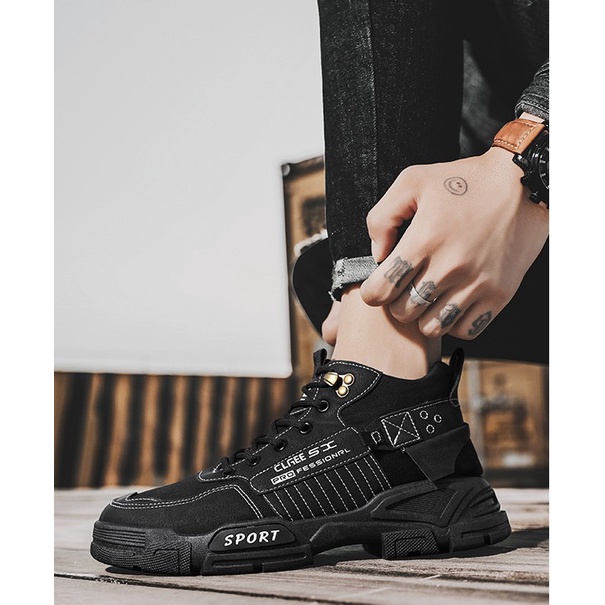 Giày Sneakers Nam Cổ Cao - Giày Thể Thao Nam Phong Cách Cực Ngầu HOT 2022 AVI - 424. 345