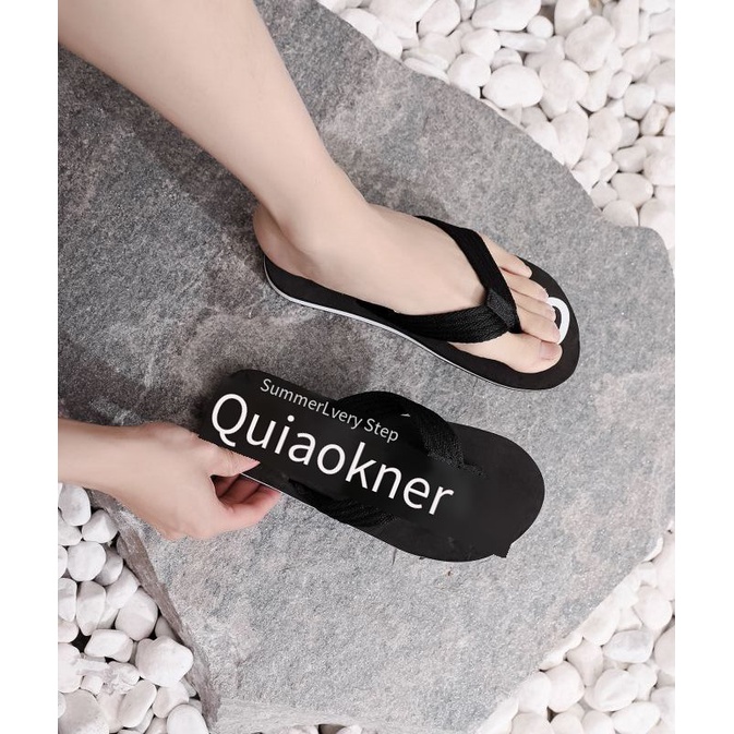 Outdoors Shoes Slippers Men Wear Trend Season Thick Bottom Drag Anti-slip Sandals