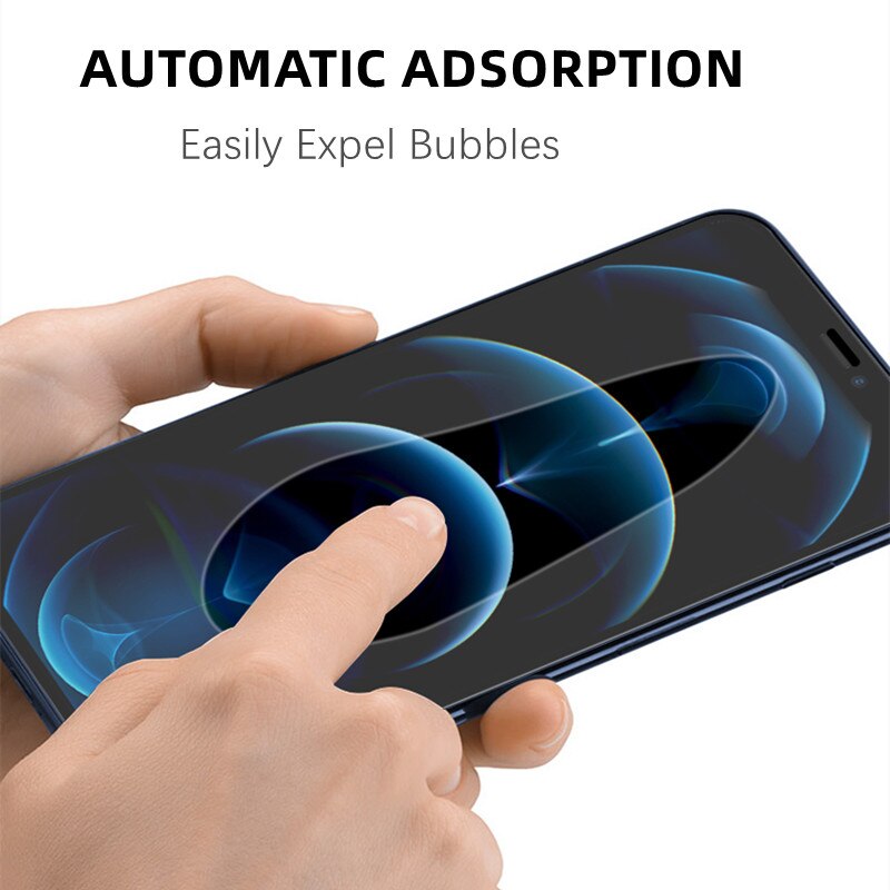 Kính cường lực bảo vệ màn hình 20D cho Iphone 12 Pro Max Mini 11 Pro X Xr Xs Max 7 8 6 6s Plus