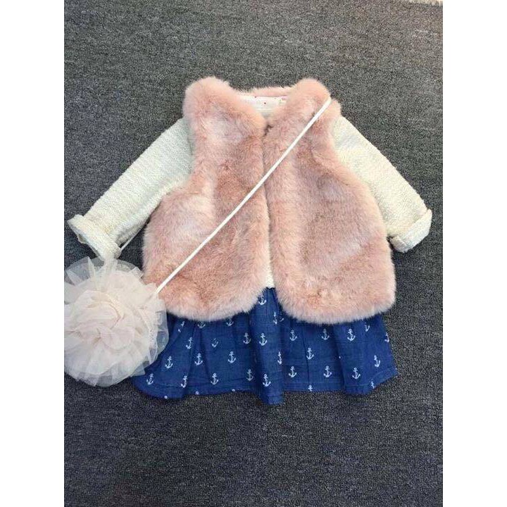 Gilee  lông cho bé gái siêu cute sz 1-3 tuổi >>