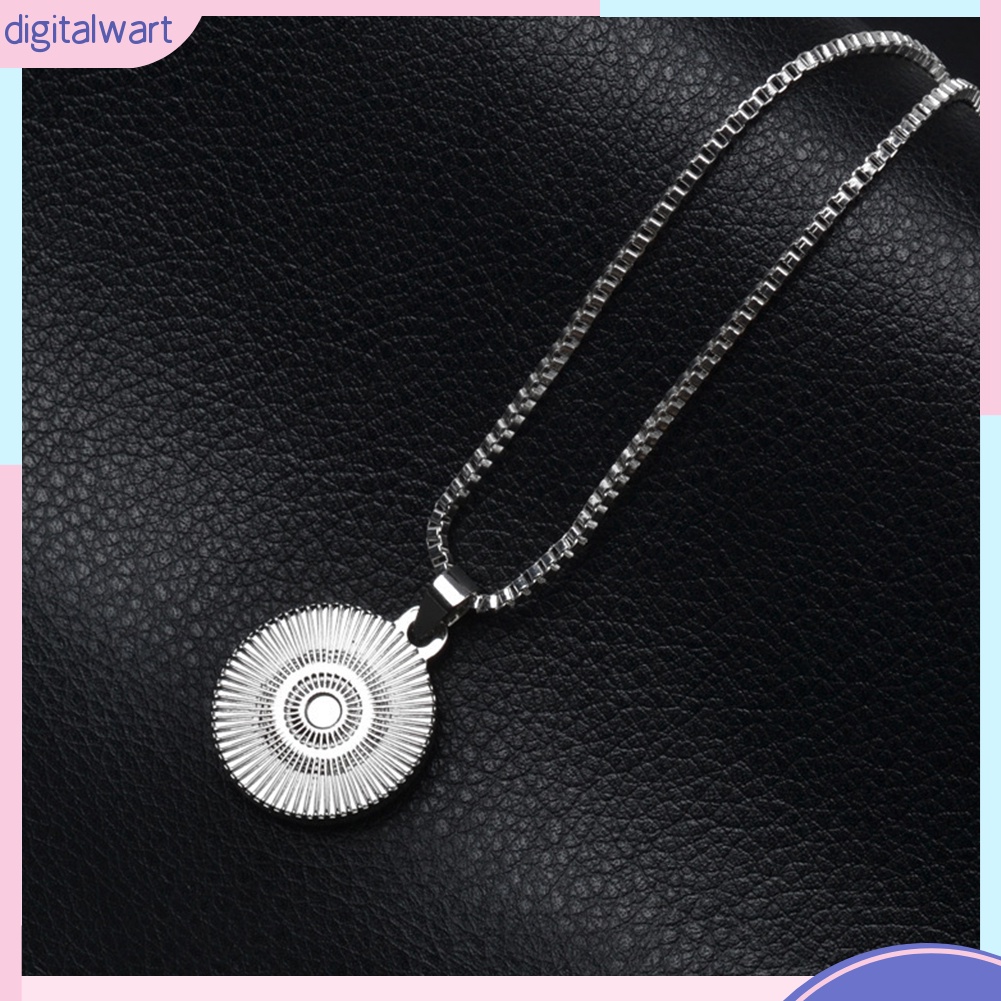 Dây Chuyền Mặt Tròn Khắc Họa Tiết Thời Trang Độc Đáo