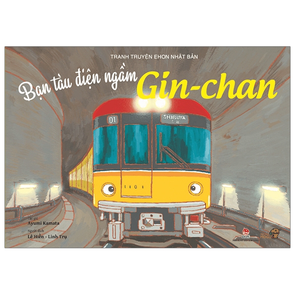 Sách - Ehon - Mọt Sách Mogu - Bạn Tàu Điện Ngầm Gin-Chan