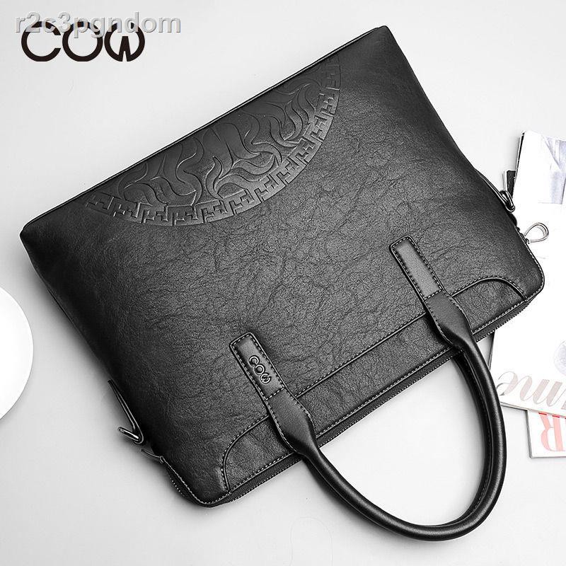 Túi nam mới của Pháp COW, công sở, cặp chính hãng, xách thời trang, nam, đeo vai | BigBuy360 - bigbuy360.vn