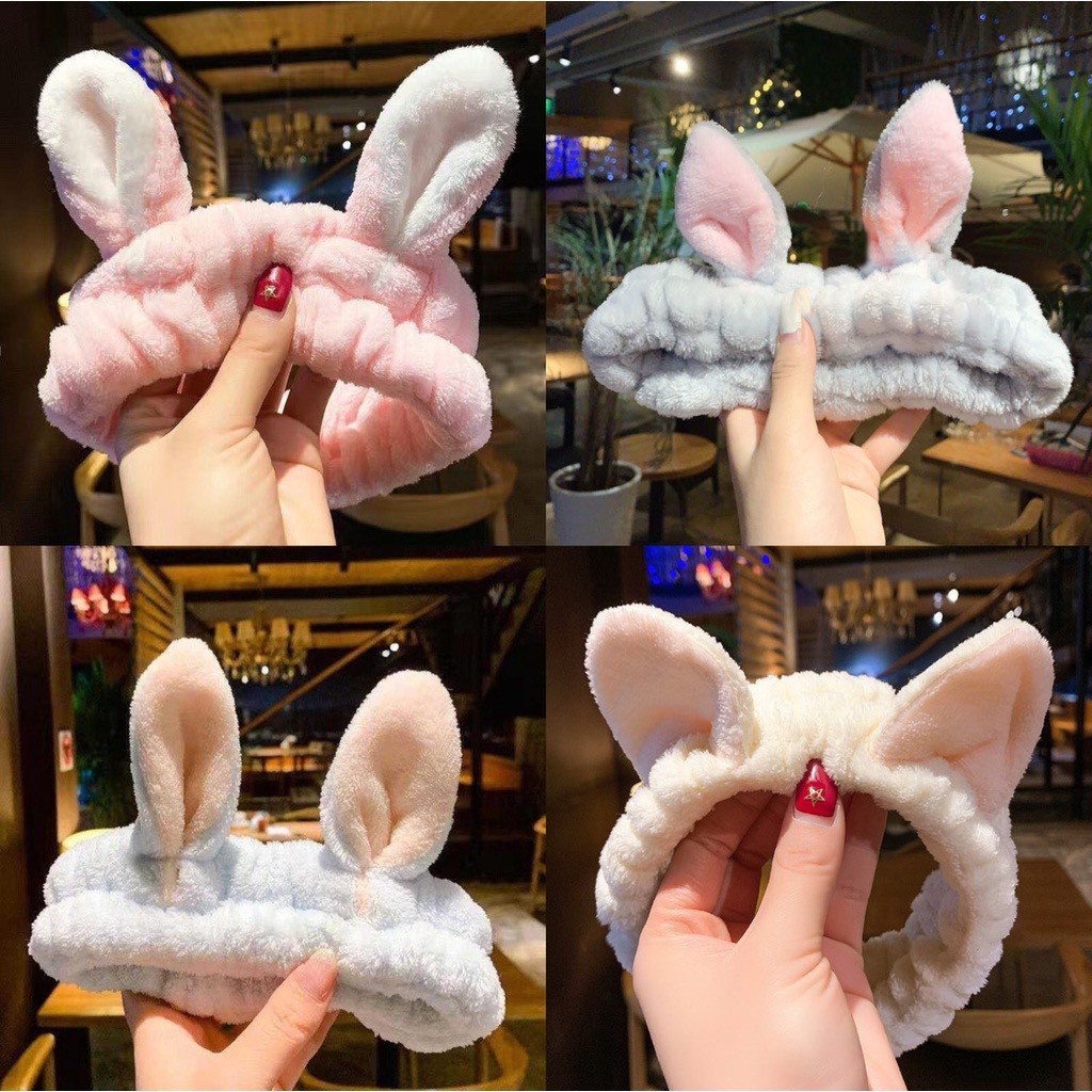 Băng đô thời trang dễ thương tai thỏ 266 Hagu nhỏ xinh Hagu Phong cách Ulzzang
