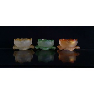 ĐẾ ĐÈN CẦY ĐÁ LƯU LY 10cm x 6cm