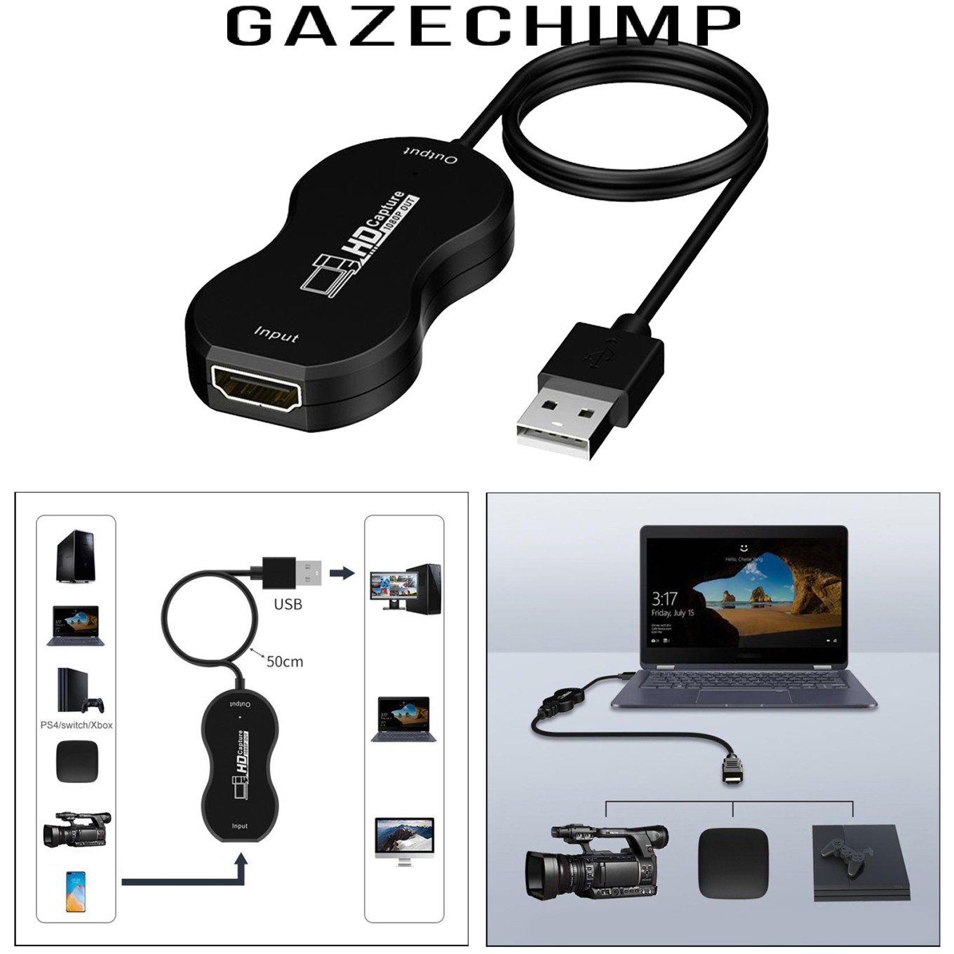 Card Ghi Âm Usb 2.0 Hd Chuyên Dụng Cho Phòng Thu Phát