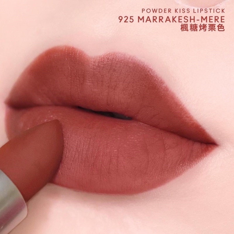 [BILL US] Son thỏi lì MAC Powder Kiss Lipstick (Marrakesh-mere/Devoted to Chili/Mull It Over/Werk/Shocking Relevation)