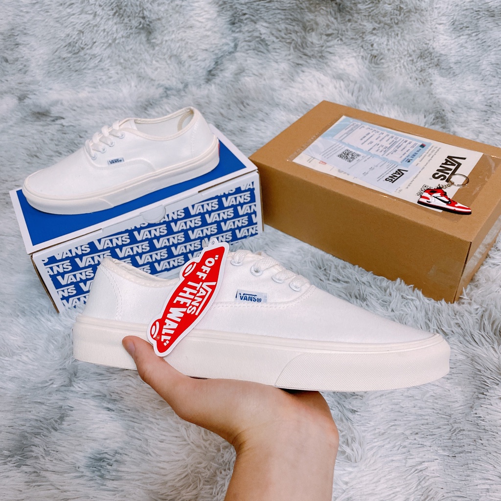 Giày vans trắng hàng 1:1 chất lượng