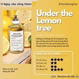 Thơm một chút - Nước hoa Replica Under the Lemon Tree [ Mẫu thử 10ml ]