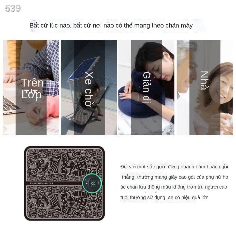 Máy massage chân EMS xung điện trị liệu tê mỏi chân 7 chế độ/ điện massage chân giúp lưu thông khí huyết vô cùng tốt