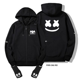 Áo khoác Hoodie, bao tay Marshmello
