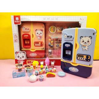 Tủ lạnh gấu cute cho bé  ( 2 màu )
