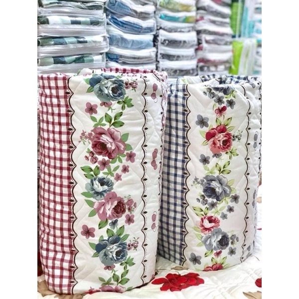 chăn mền Thắng lợi cotton thoáng mát (ảnh thật) in logo