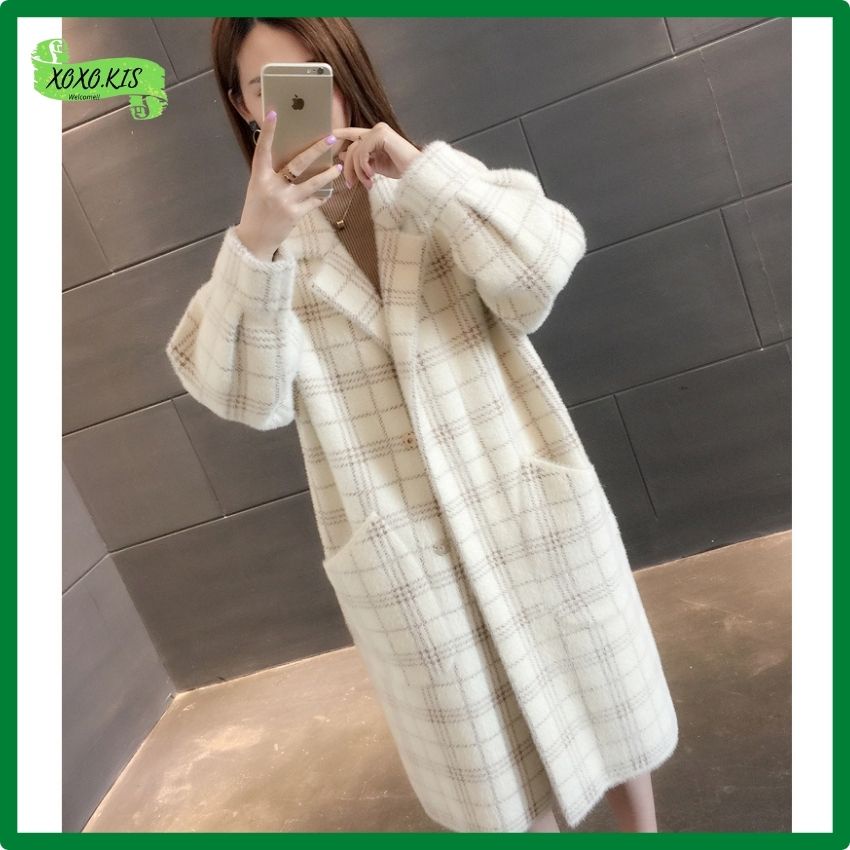[Hot 2022] ÁO KHOÁC VETS KIỂU  HÀN QUỐC, Áo khoác mùa đông,Áo khoác dài công sở,dự tiệc XOXO.KIS