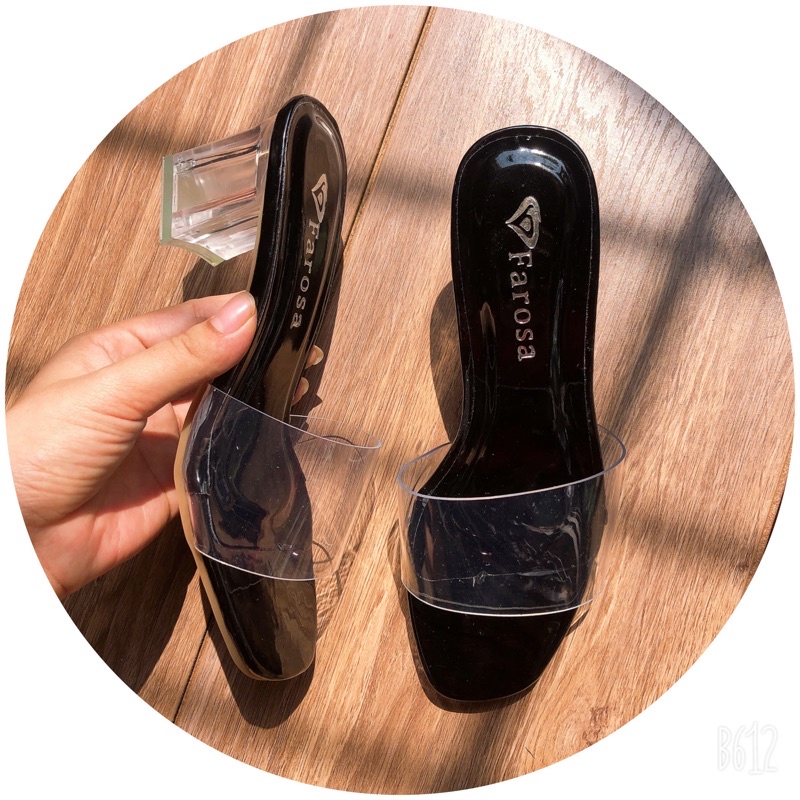 Guốc cao gót quai trong gót 5p mẫu hè cho nữ