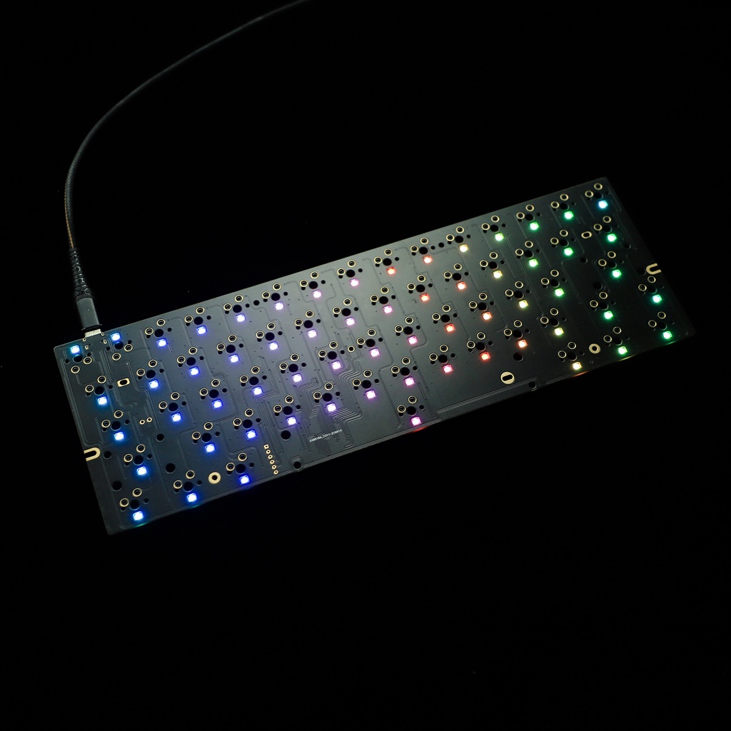 Công Tắc Gầm YMDK GH60 HHKB-style Oni Có Thể Lập Trình RGB VIA Tương Thích Với Tokyo 60