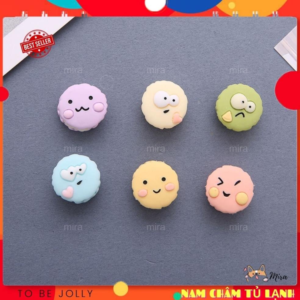 Nam Châm Tủ Lạnh 3D Bánh Macaron Mini Trang Trí Bàn Học, Bàn Làm Việc, Đính Note MIRA-3D68001
