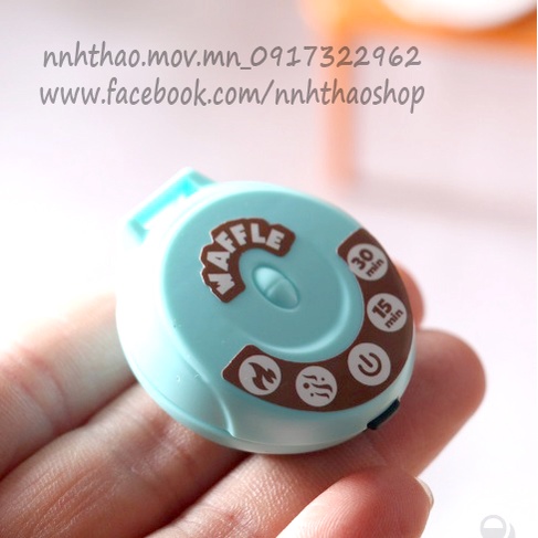 Mô hình chảo làm bánh bằng nhựa trang trí dollhouse, roombox