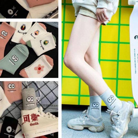 Tất Vớ Cổ Ngắn, Cổ Cao Hoạt Hình Dễ Thương - La mode