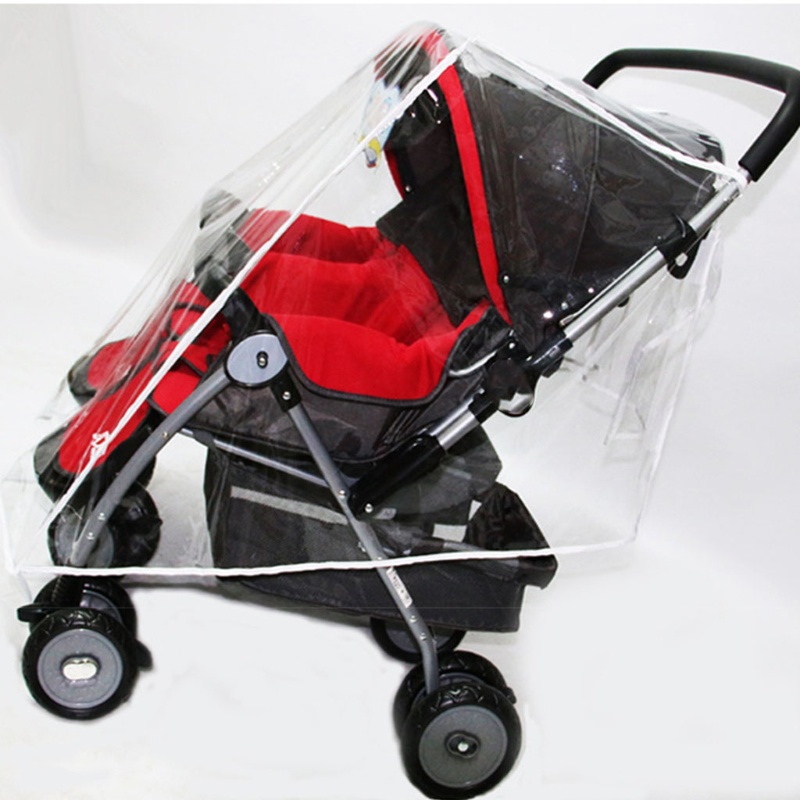 Tấm Chắn Thời Tiết Thoáng Khí Dễ Lắp Đặt Với 2 Lựa Chọn Cho Xe Đẩy Em Bé