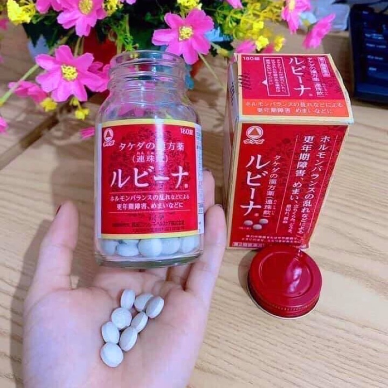 Viên uống BỔ MÁU Rubina Nhật Bản 180 viên