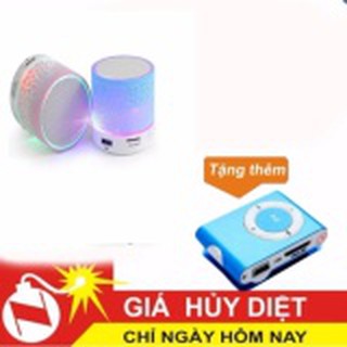 Loa mini bluetooth hld-600 led nháy theo nhạc tặng máy nghe nhạc mp3 - lkl.1113