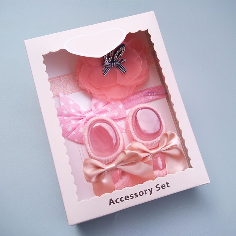 Set 3 Băng Đô Đính Nơ/Hoa Xinh Xắn Dành Cho Bé Gái