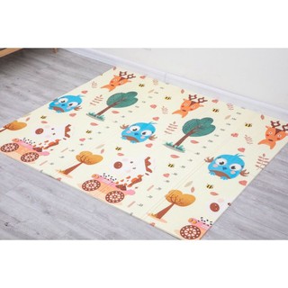 Thảm Trải Sàn Xốp XPE 2 Mặt phủ Silicone Hàn Quốc 1m8 x 2m