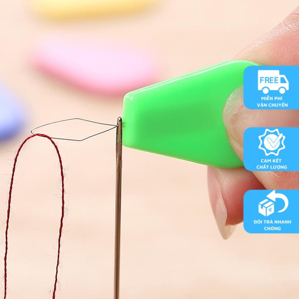 Dụng cụ xỏ chỉ , cây xỏ kim hỗ trợ xâu chỉ nhanh tiện dụng dùng trong may mặc, thêu tranh chữ thập, handmade, may tay