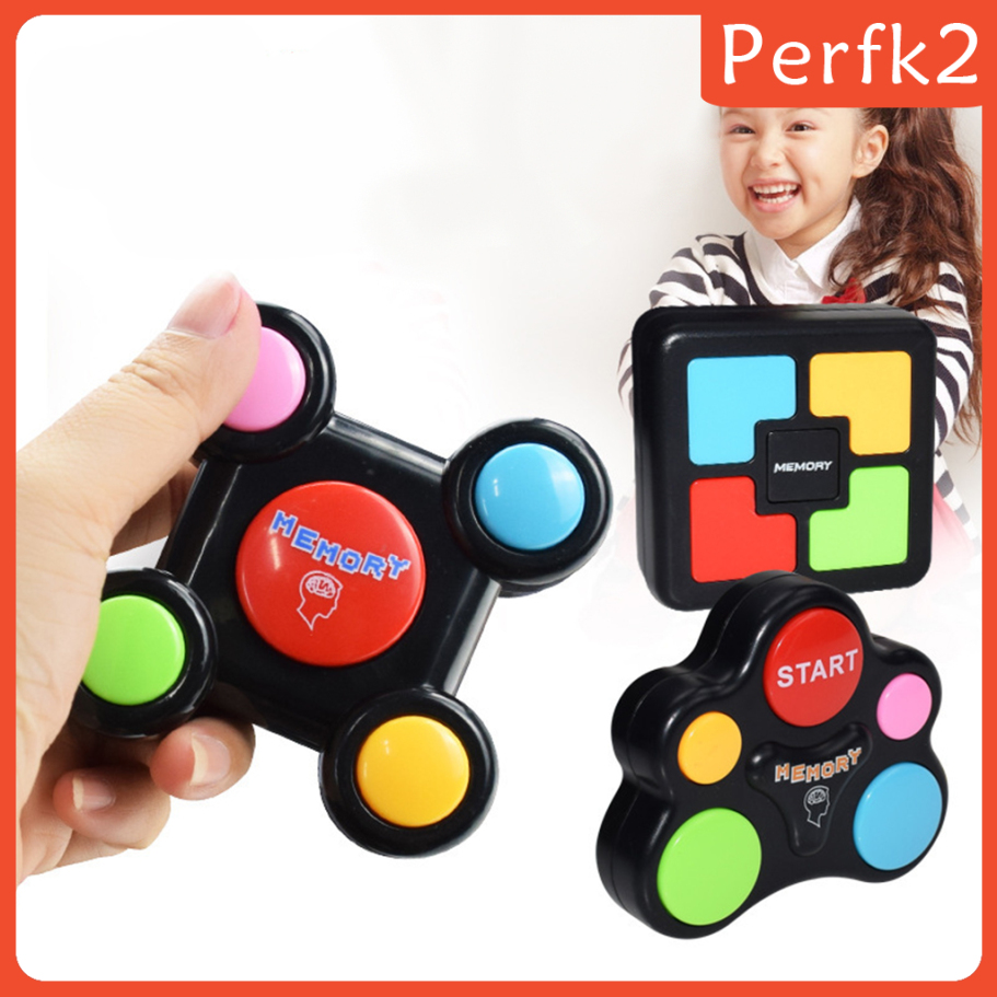 Pocket Memory Game Toy Repeat Light and Sound Sequence Remember Challenge A