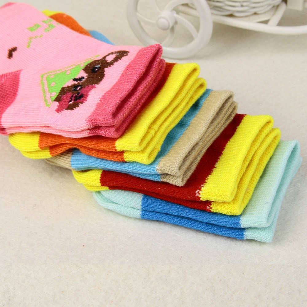 Set 5 Tất trẻ em nhiều màu ( hàng loại 1)