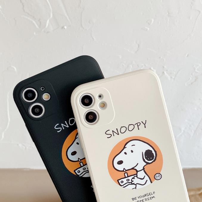 Ốp lưng iphone vuông cạnh hình snoopy 6/6plus/6s/6splus/7/7plus/8/8plus/x/xr/xs/11/12/pro/max/plus/promax-Awifi R2-3