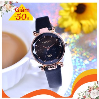 Đồng Hồ Nữ DOUKOU Dây Da Sang Trọng Cá Tính