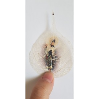 LÁ BỒ ĐỀ PHONG THỦY IN HÌNH ĐỨC PHẬT
