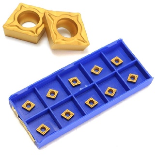 10pcs ccmt060204-hm ybc251 cnc carbide blades inserts for lathe turning tool