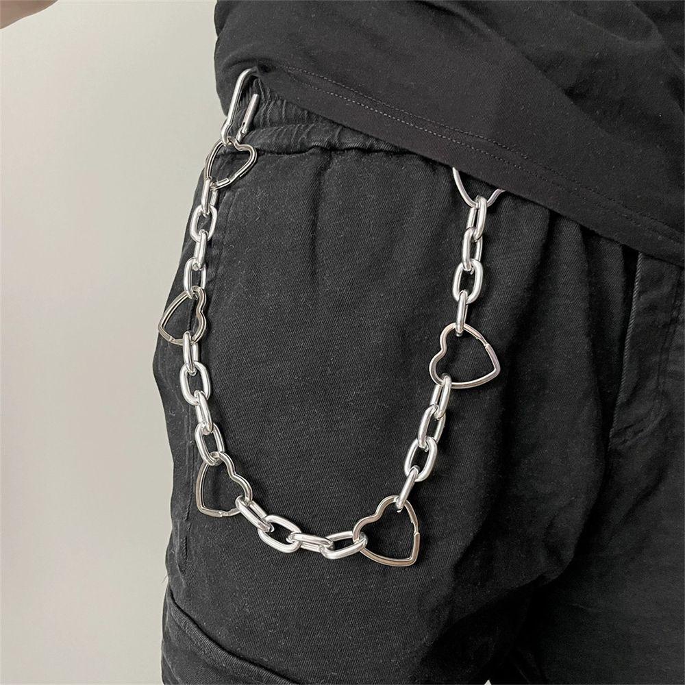 Dây Xích Đeo Thắt Lưng Phong Cách Punk Hip Hop Cá Tính Dành Cho Nam Nữ