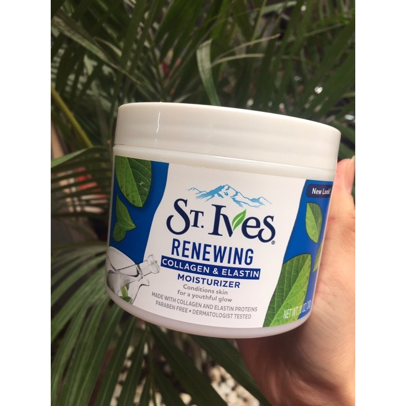 Kem dưỡng da St.Ives Renewing Collagen & Elastin Moisturizer 283g