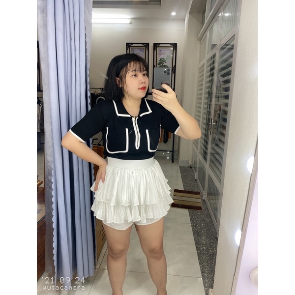 Chan váy tầng xoè bigsize 60kg - 100kg | BigBuy360 - bigbuy360.vn