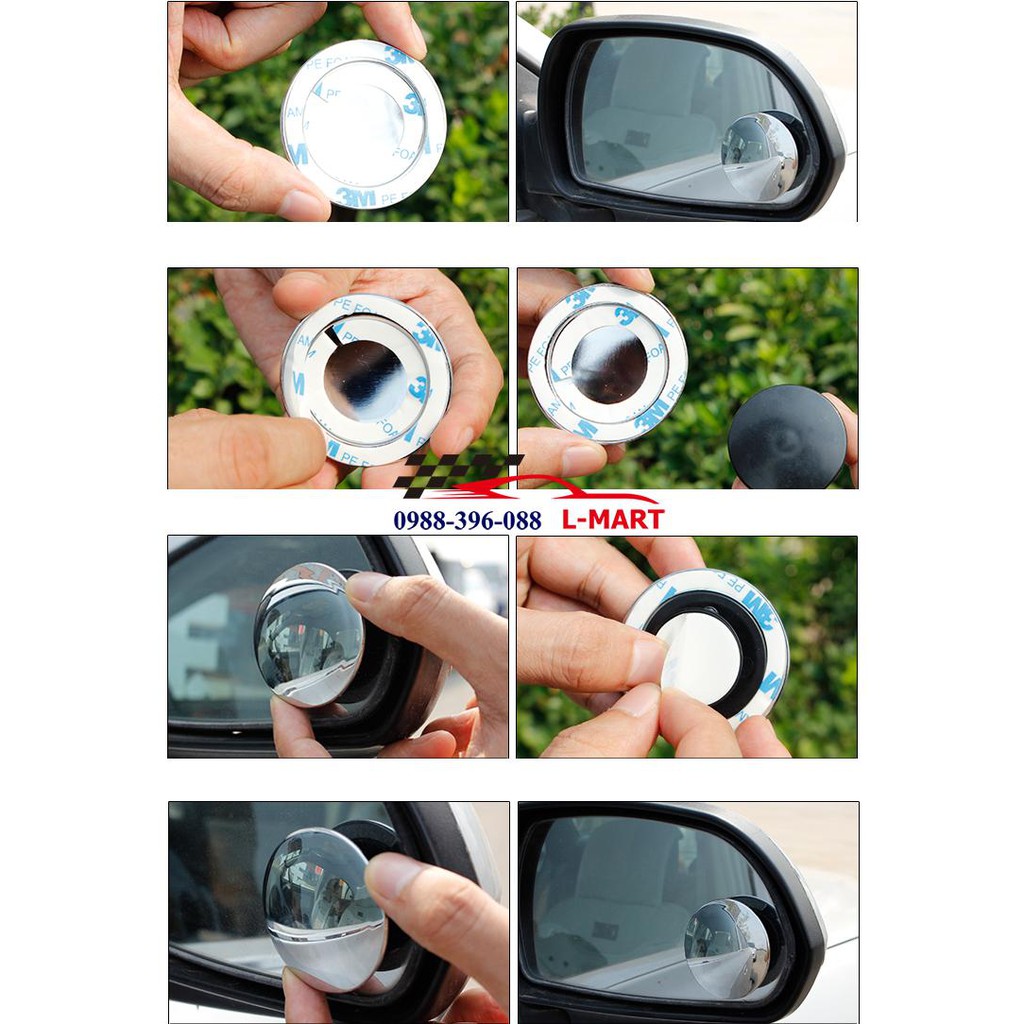 Gương cầu lồi xoay 360 cao cấp cho ô tô | BigBuy360 - bigbuy360.vn